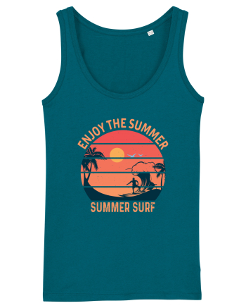 Enjoy The Summer Surf Sunset Ocean Depth