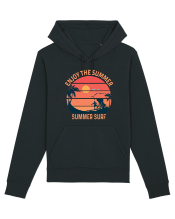 Enjoy The Summer Surf Sunset Black