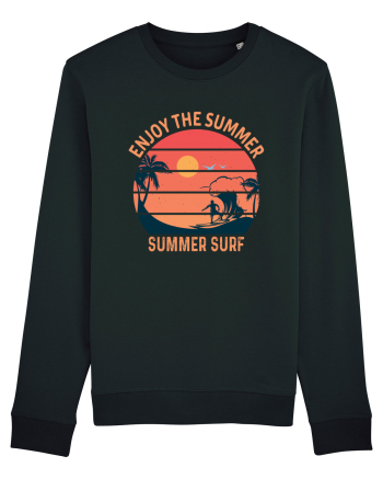 Enjoy The Summer Surf Sunset Black