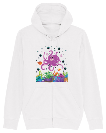 Happy Octopus White