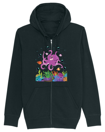 Happy Octopus Black