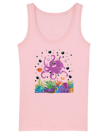 Happy Octopus Cotton Pink