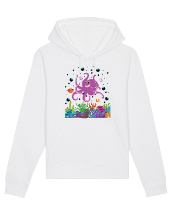 Happy Octopus White