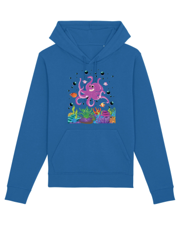 Happy Octopus Royal Blue