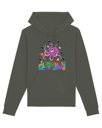Happy Octopus Khaki