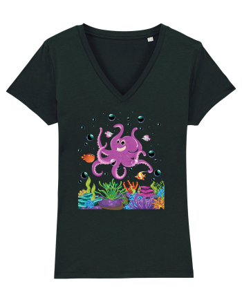 Happy Octopus Black