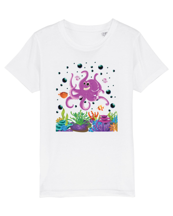 Happy Octopus White