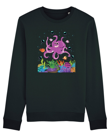 Happy Octopus Black