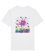 Happy Octopus Tricou mânecă scurtă Unisex Rocker