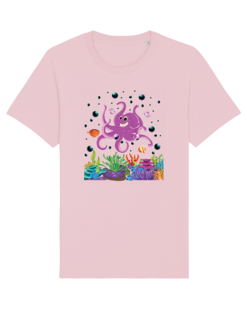 Happy Octopus Cotton Pink