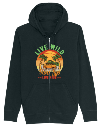 Live Wild Live Free Black