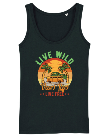 Live Wild Live Free Black
