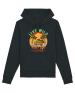 Live Wild Live Free Hanorac Unisex Drummer