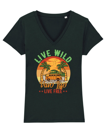 Live Wild Live Free Black