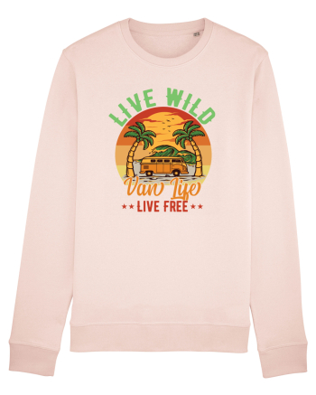 Live Wild Live Free Candy Pink