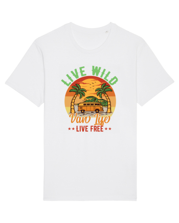 Live Wild Live Free White