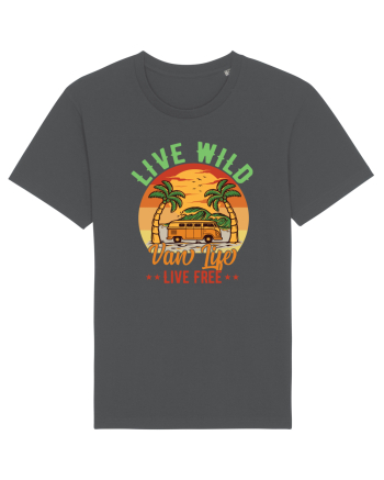 Live Wild Live Free Anthracite