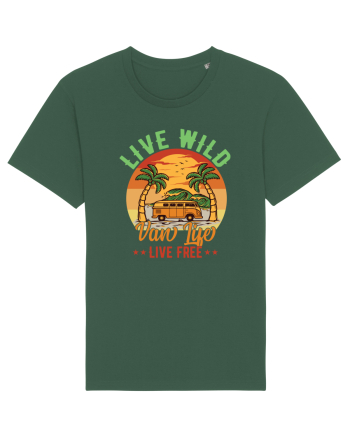 Live Wild Live Free Bottle Green