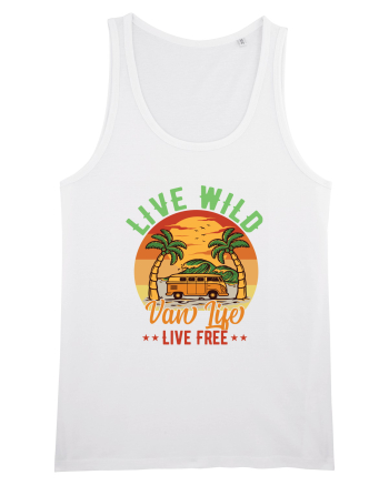 Live Wild Live Free White