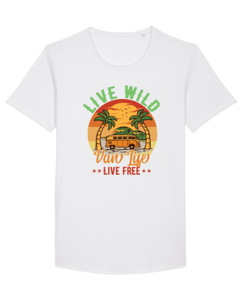 Live Wild Live Free White