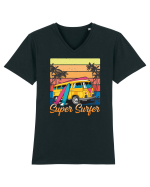 Super Surfer Tricou mânecă scurtă guler V Bărbat Presenter