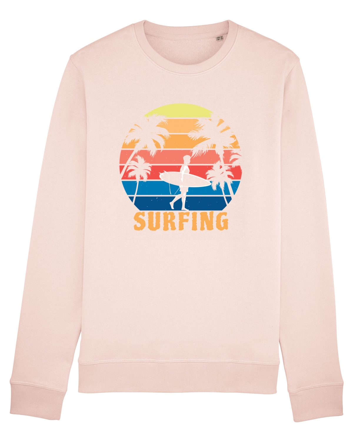 Bluză mânecă lungă Unisex Rise Candy Pink