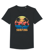 Surfing Tricou mânecă scurtă guler larg Bărbat Skater