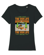 The Van Life Tricou mânecă scurtă guler larg fitted Damă Expresser