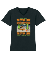 The Van Life Tricou mânecă scurtă guler V Bărbat Presenter