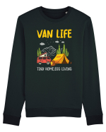 Tiny Home Big Living Bluză mânecă lungă Unisex Rise