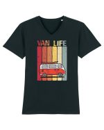 Van Life Tricou mânecă scurtă guler V Bărbat Presenter