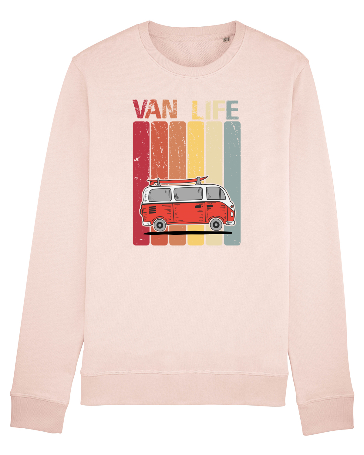 Bluză mânecă lungă Unisex Rise Candy Pink