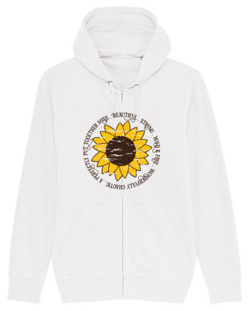 Beautiful Wild Strong Sunflower White