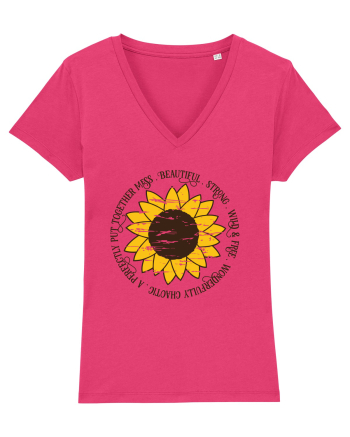 Beautiful Wild Strong Sunflower Raspberry