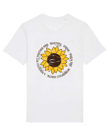 Beautiful Wild Strong Sunflower White