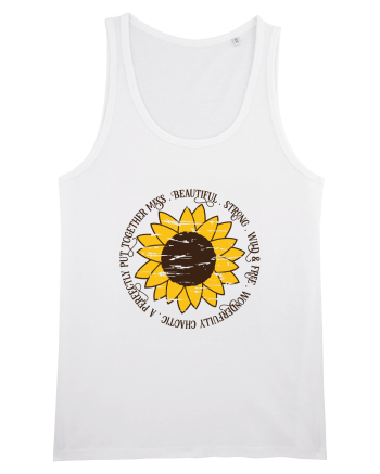 Beautiful Wild Strong Sunflower White
