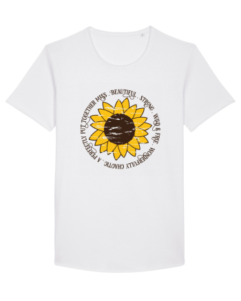 Beautiful Wild Strong Sunflower White