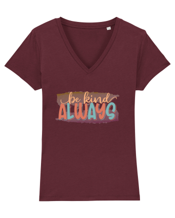Be Kind Always Burgundy