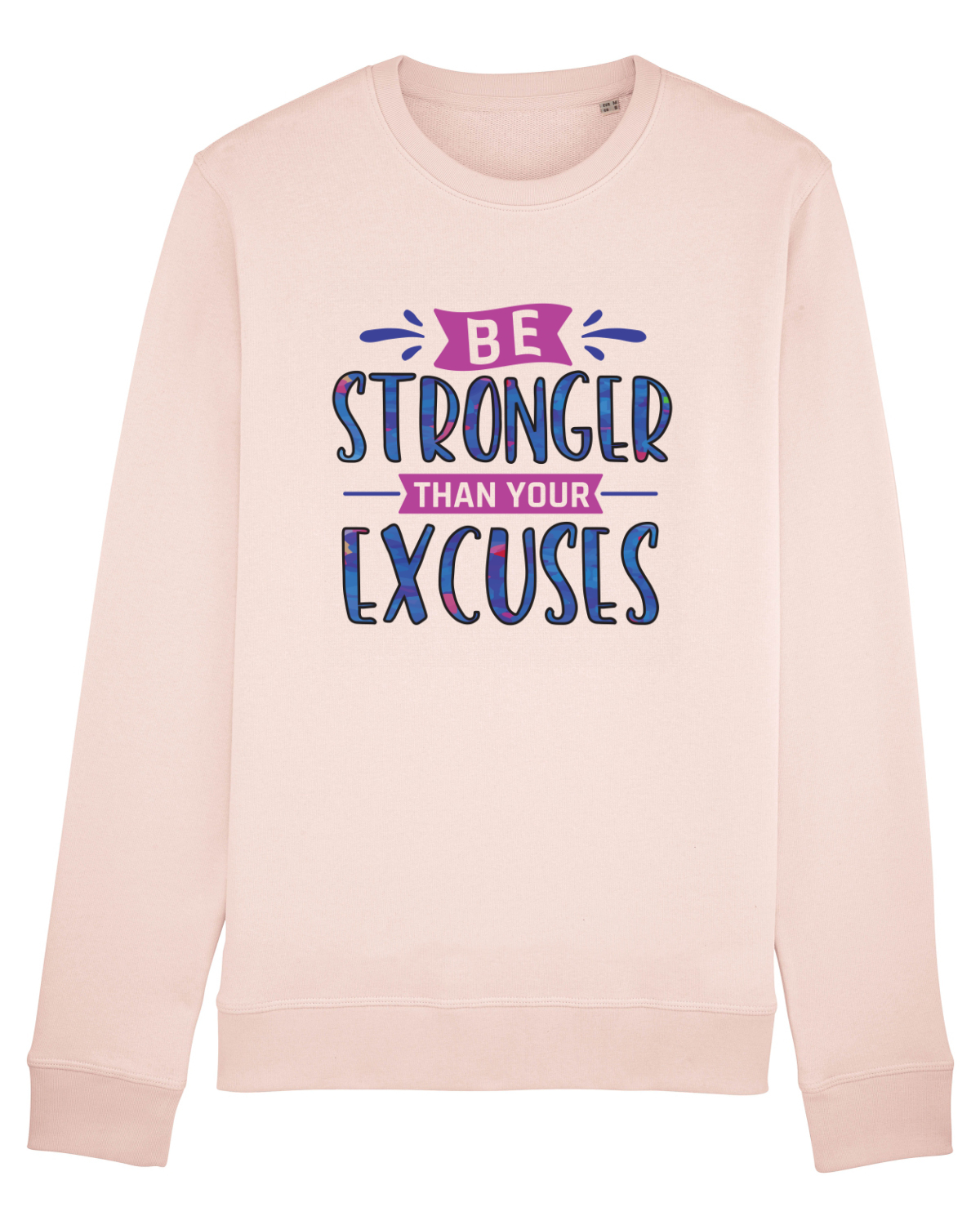 Bluză mânecă lungă Unisex Rise Candy Pink