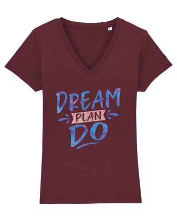 Dream Plan Do Burgundy