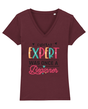 Every Expert Was Once A Beginner Burgundy