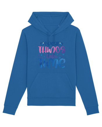 Great Thinks Take Time Royal Blue
