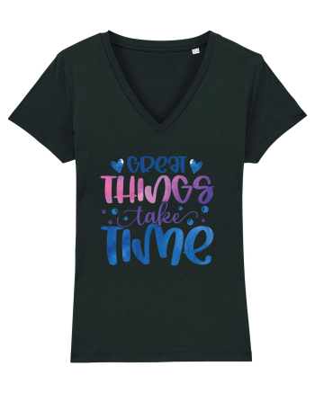 Great Thinks Take Time Black