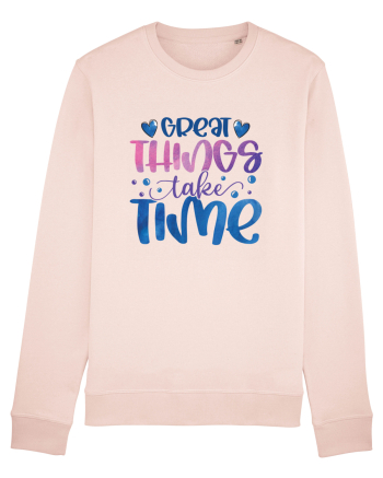 Great Thinks Take Time Candy Pink