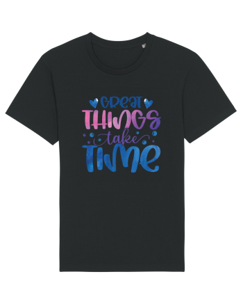 Great Thinks Take Time Black