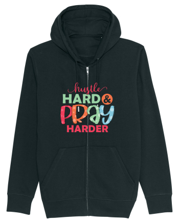 Hustle Hard Pray Harder Black