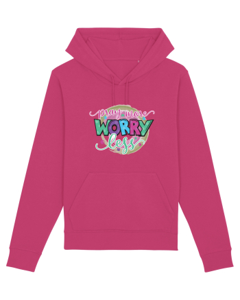 Pray More Worry Less Raspberry