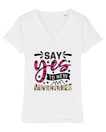 Say Yes To New Adventures White