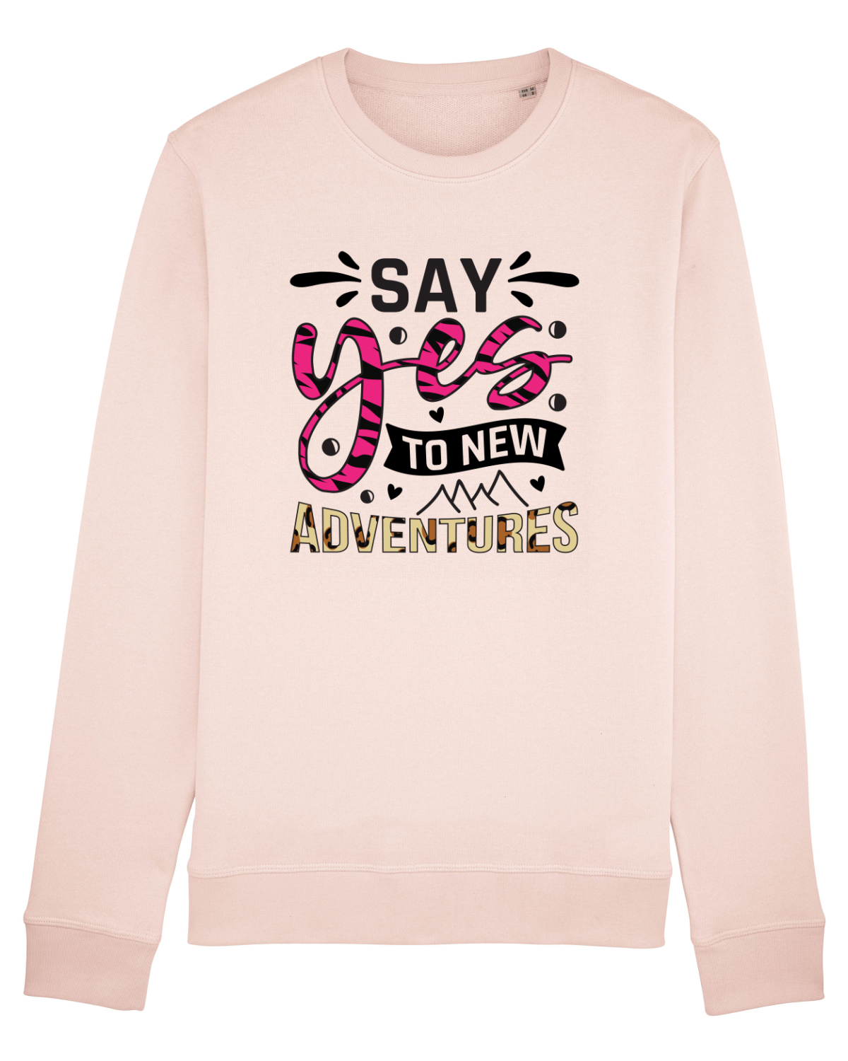 Bluză mânecă lungă Unisex Rise Candy Pink