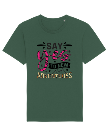 Say Yes To New Adventures Bottle Green